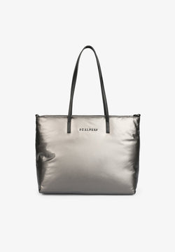 METALLIC TOTE BAG