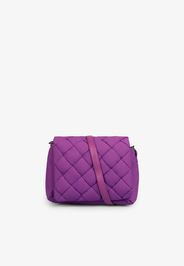 QUILTED BAG WITH MULTIPOSITION HANDLE