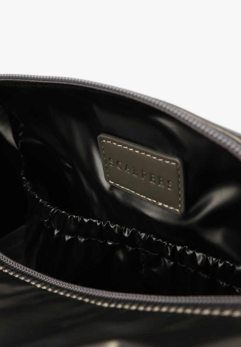 TOILETRY BAG WITH ZIP DETAIL