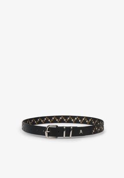 BELT WITH TWO-TONE STUDS