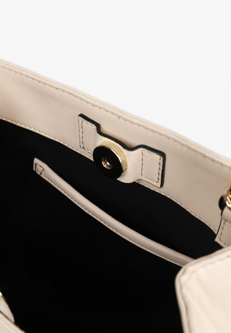 LEATHER BAG WITH STUD DETAIL