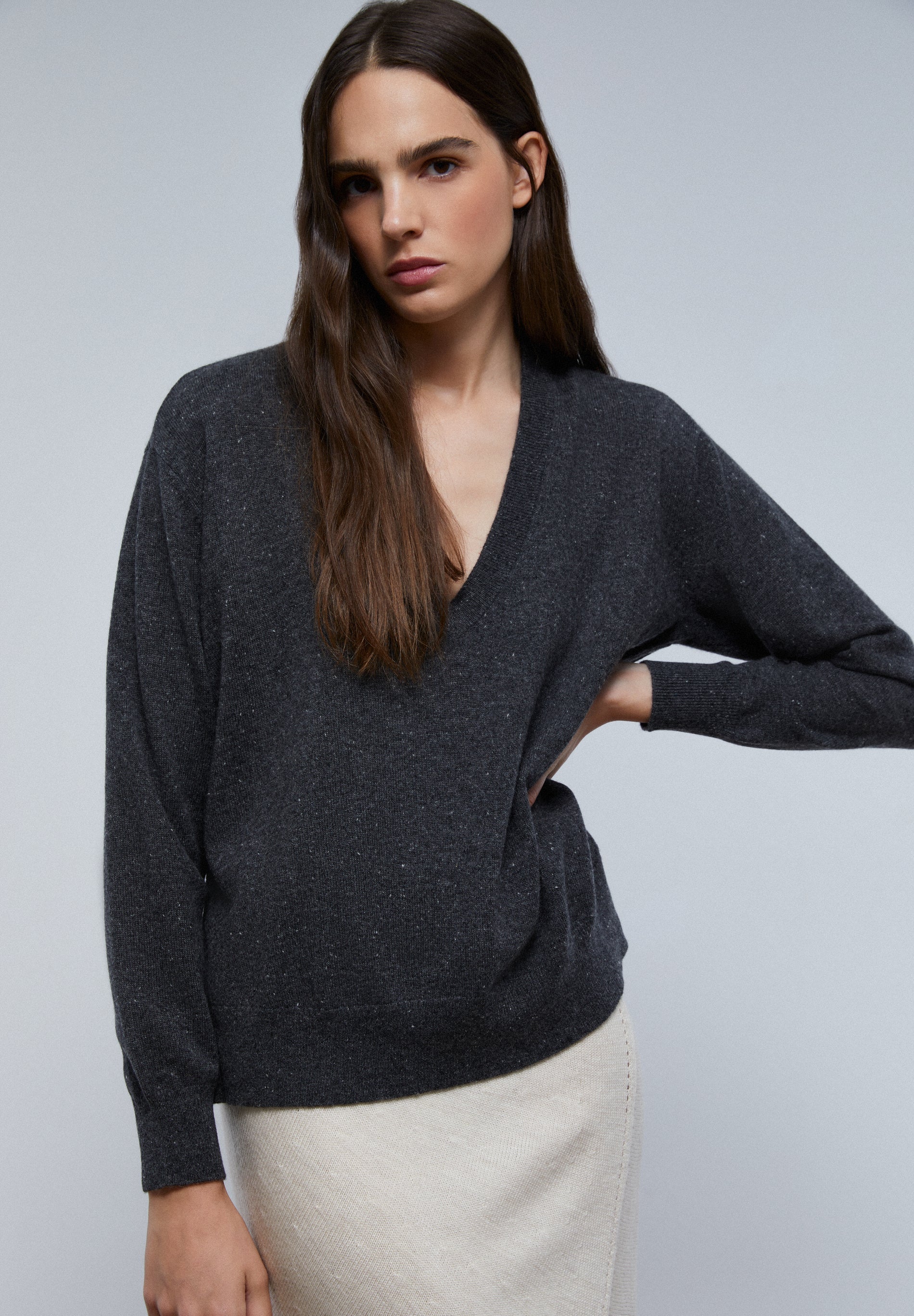 CASHMERE KNIT SWEATER