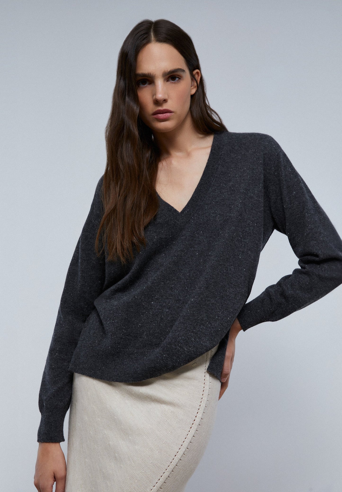 CASHMERE KNIT SWEATER
