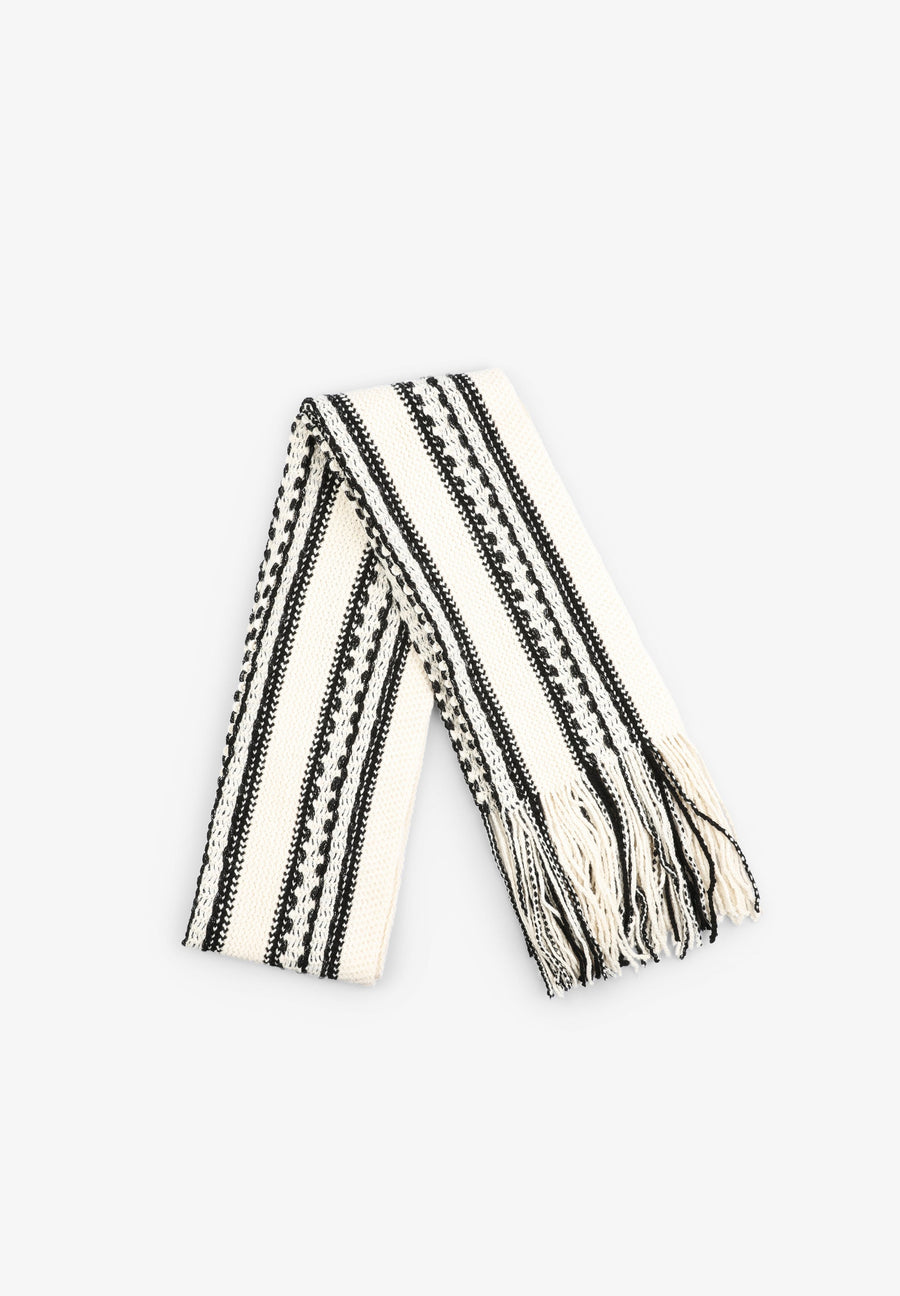 STRIPES CROCHET SCARF