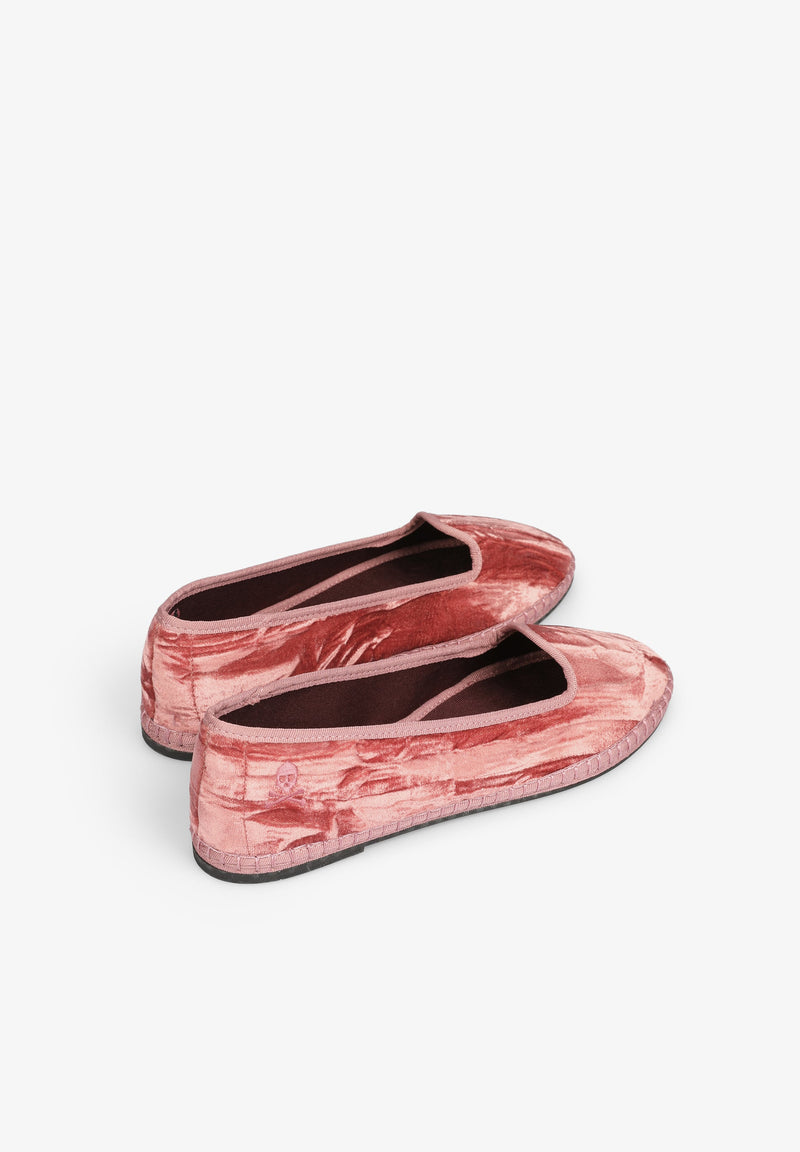 VELVET SLIPPERS
