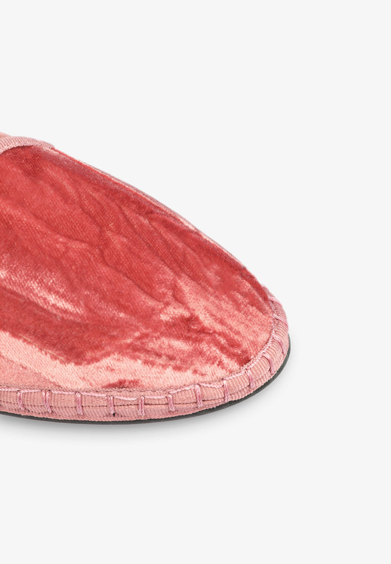 VELVET SLIPPERS