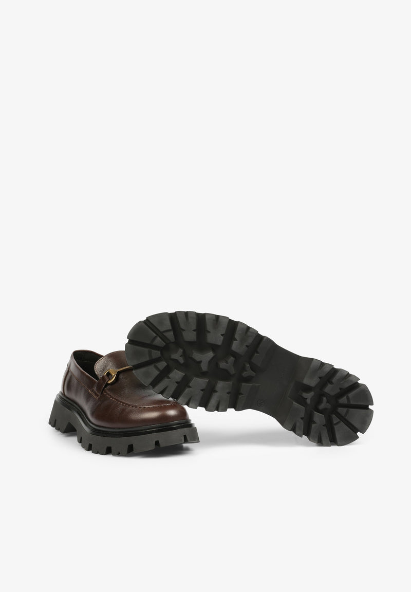 LEATHER LOAFERS