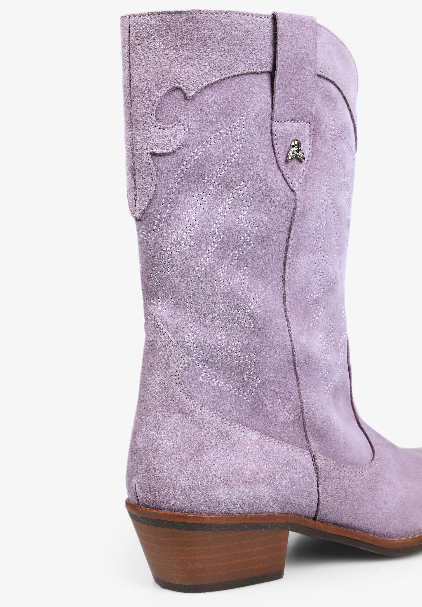 SUEDE COWBOY BOOTS