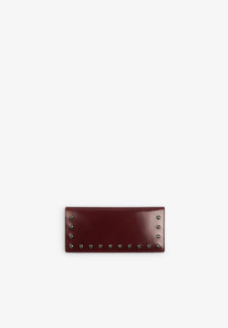 LEATHER WALLET WITH STUDS
