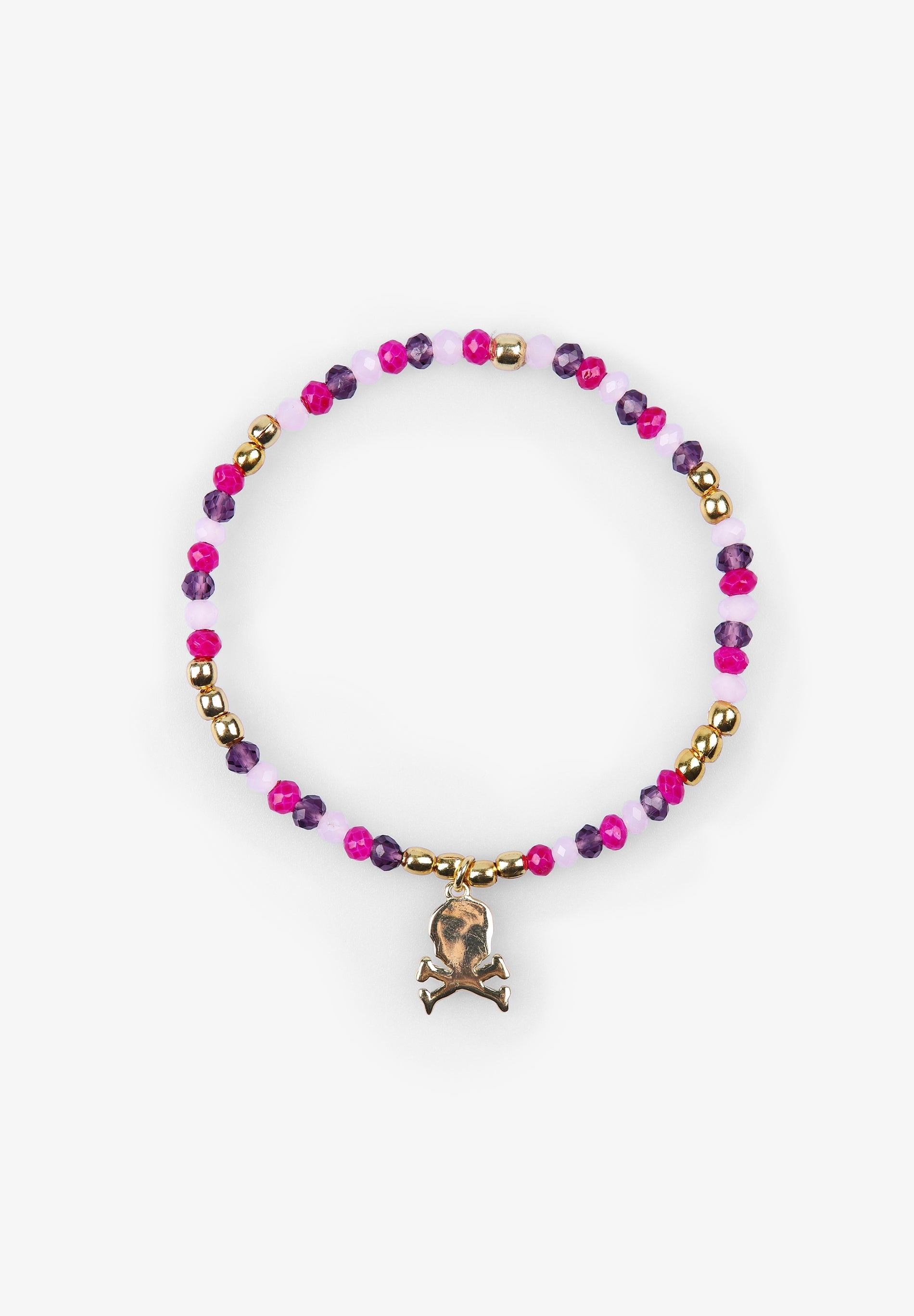 BEAD AND SKULL BRACELET