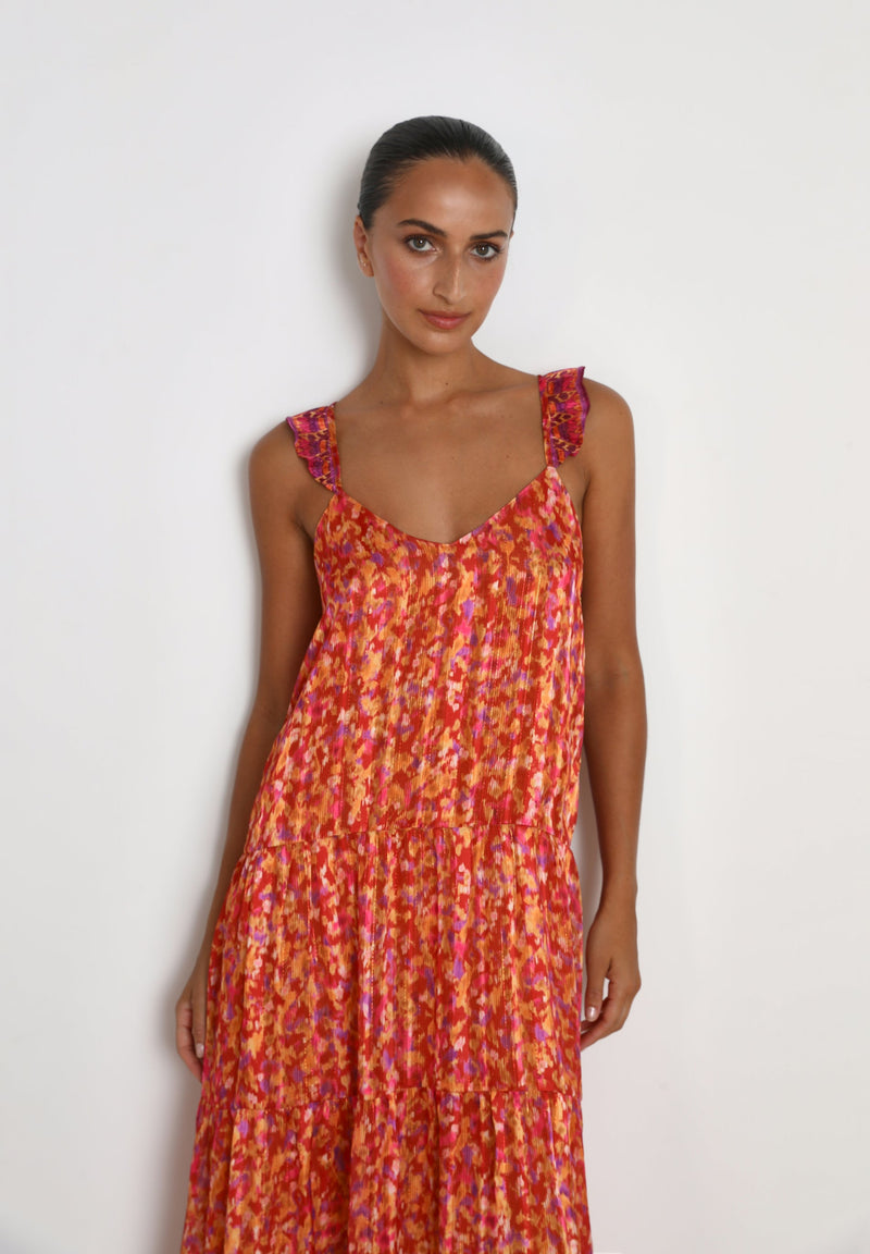 LONG DRESS WITH CROSSED BACK