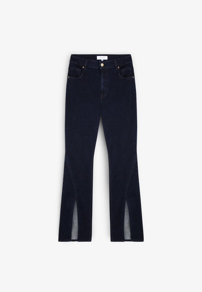 BOOTCUT JEANS WITH SLITS