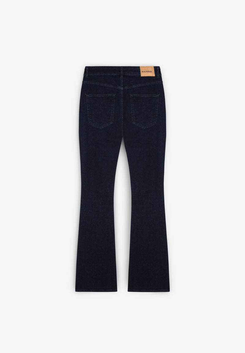 BOOTCUT JEANS WITH SLITS