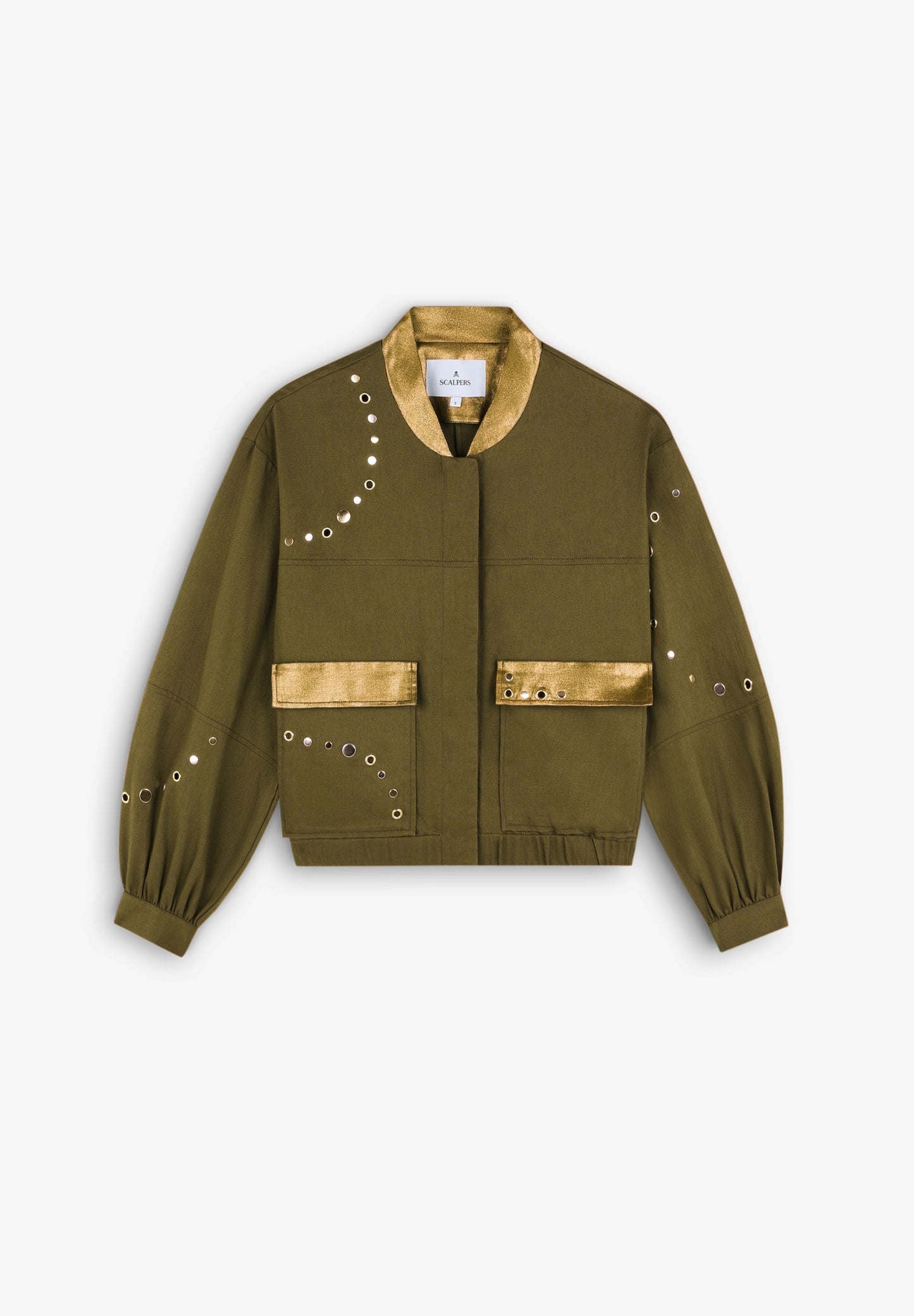 STUDDED BOMBER JACKET