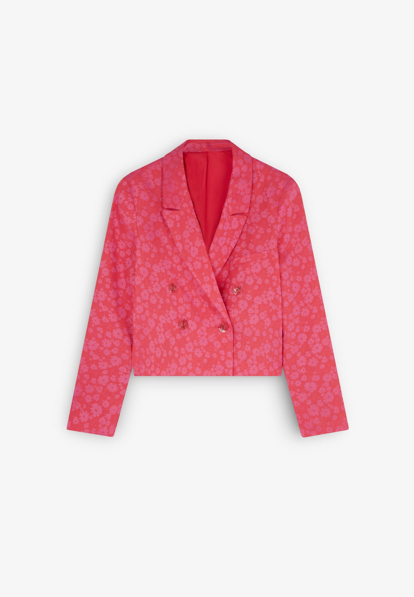FLORAL JACQUARD BLAZER