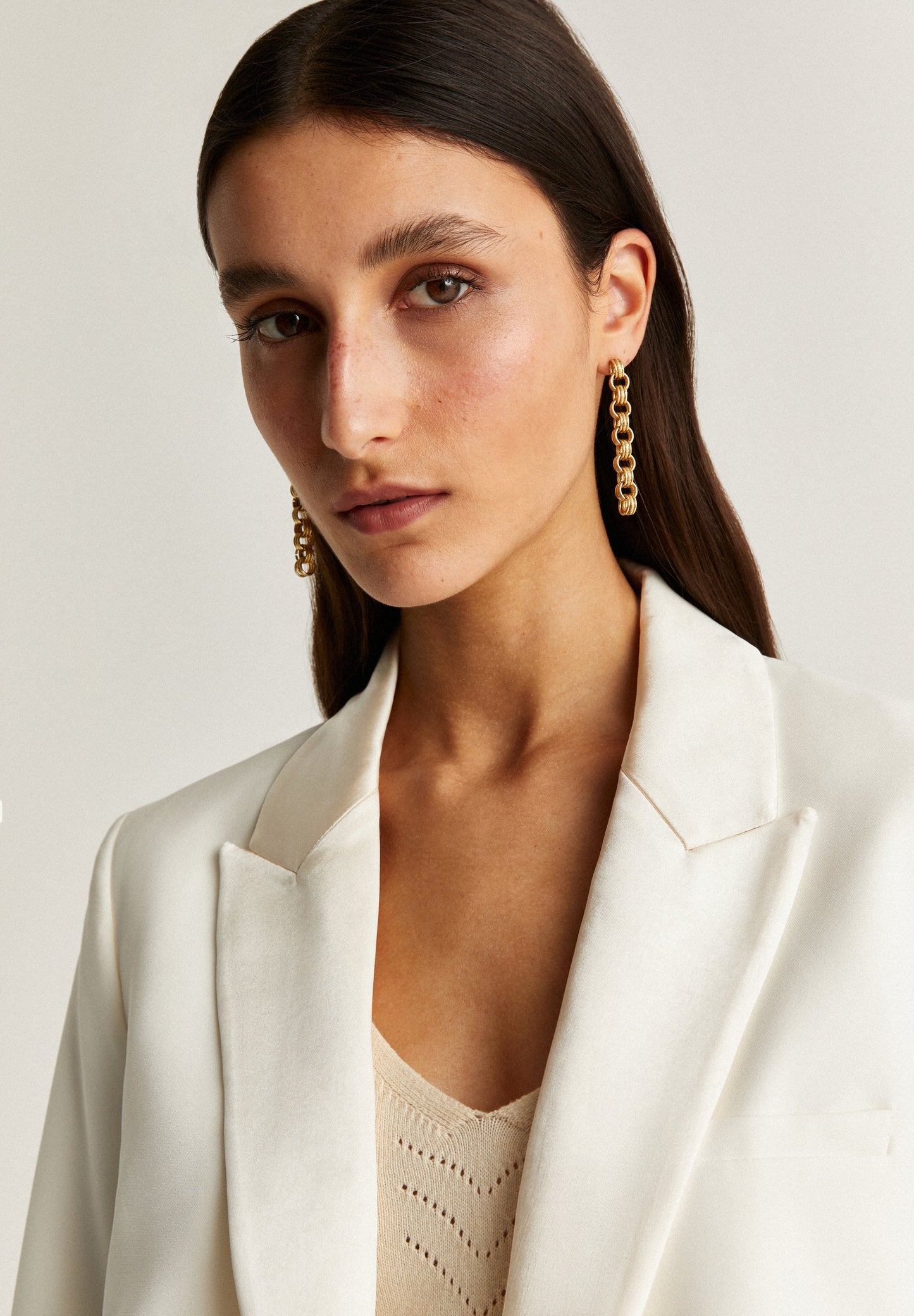 CROPPED BLAZER WITH CUFF DETAIL