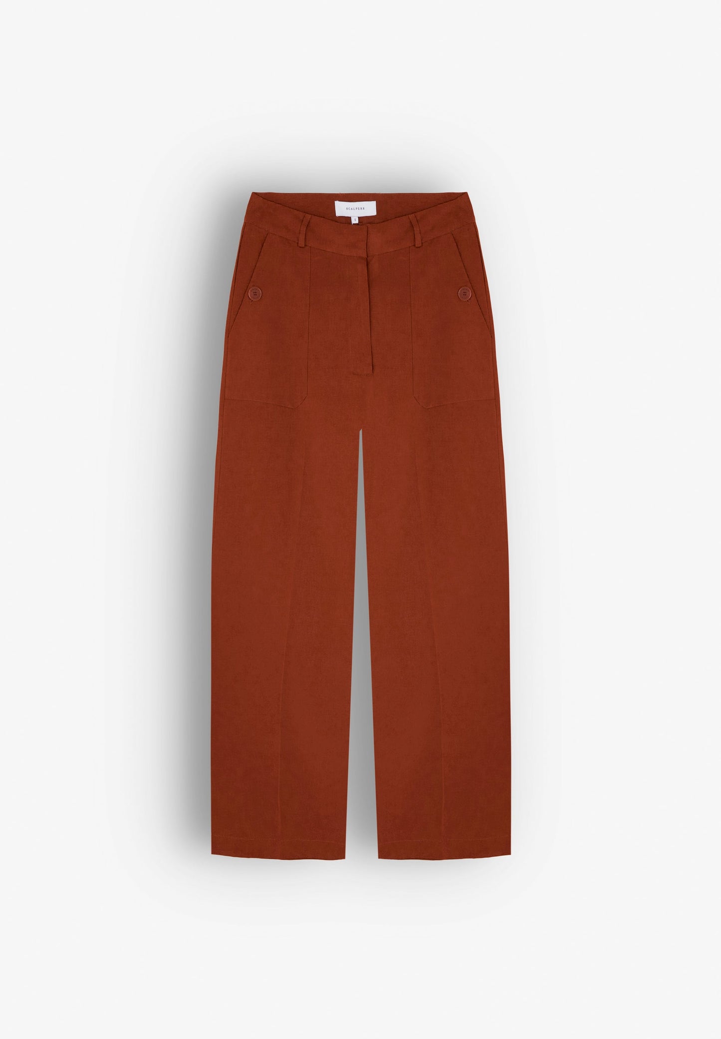 CULOTTE TROUSERS WITH BUTTONED POCKET