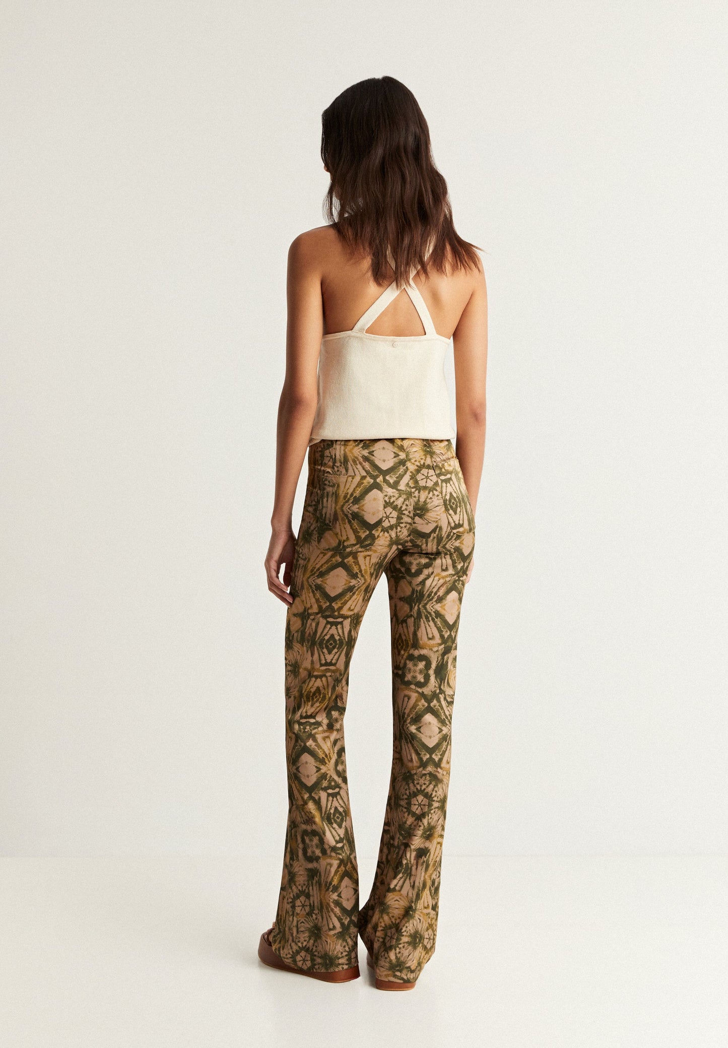 FLOWING PRINTED TROUSERS