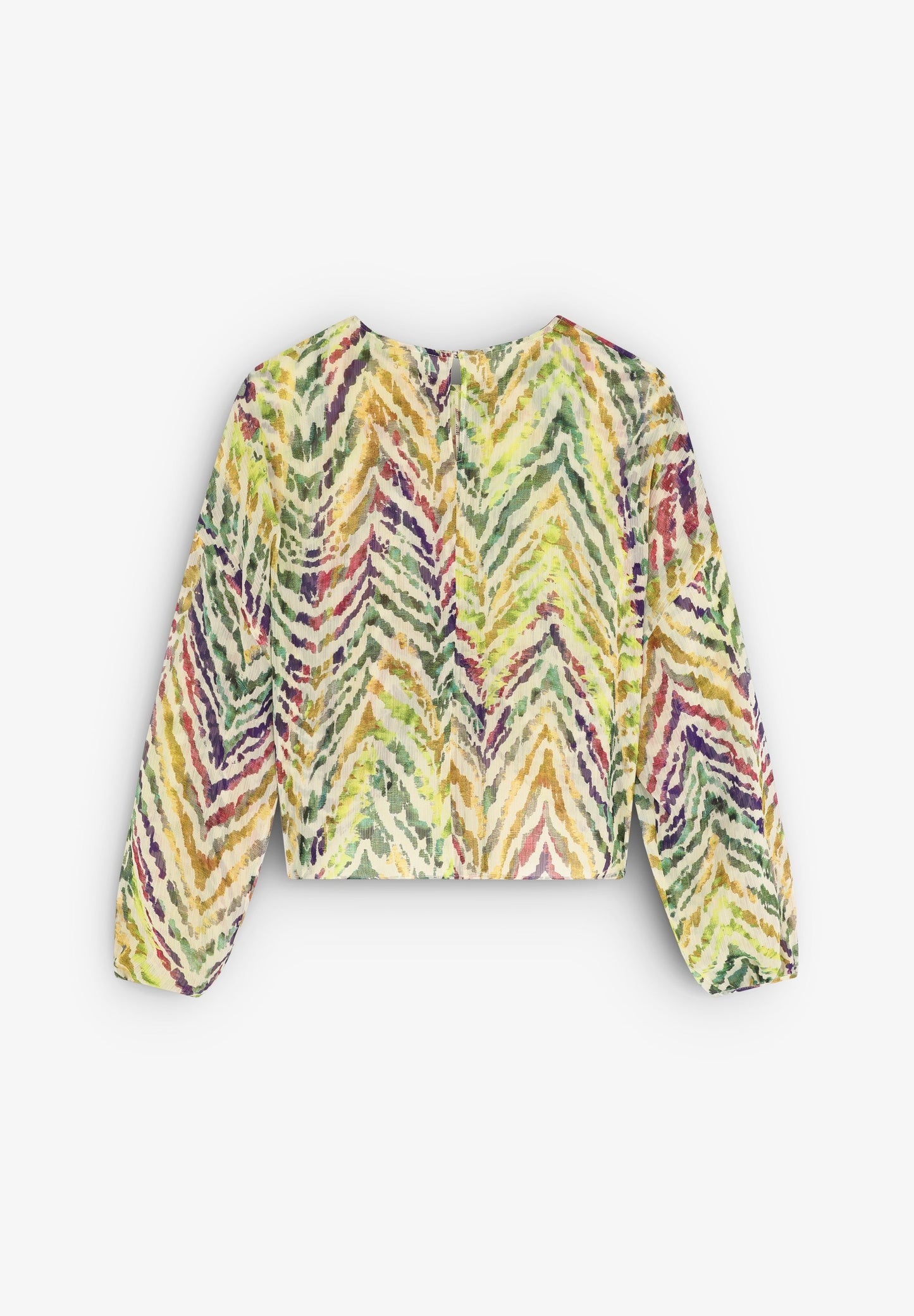 ZEBRA PRINT BLOUSE WITH GATHERING ON FRONT