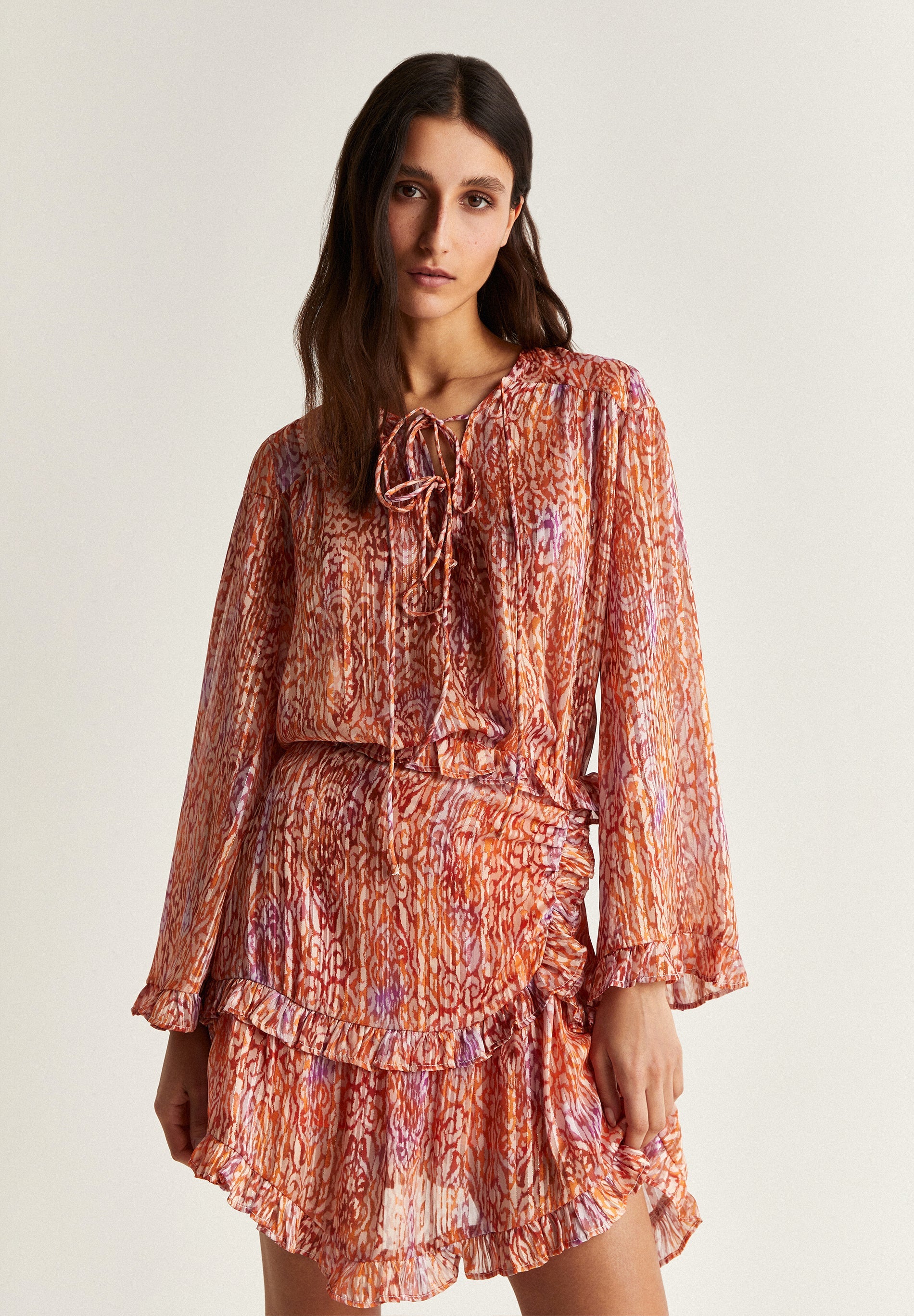 FLOWING ETHNIC BLOUSE