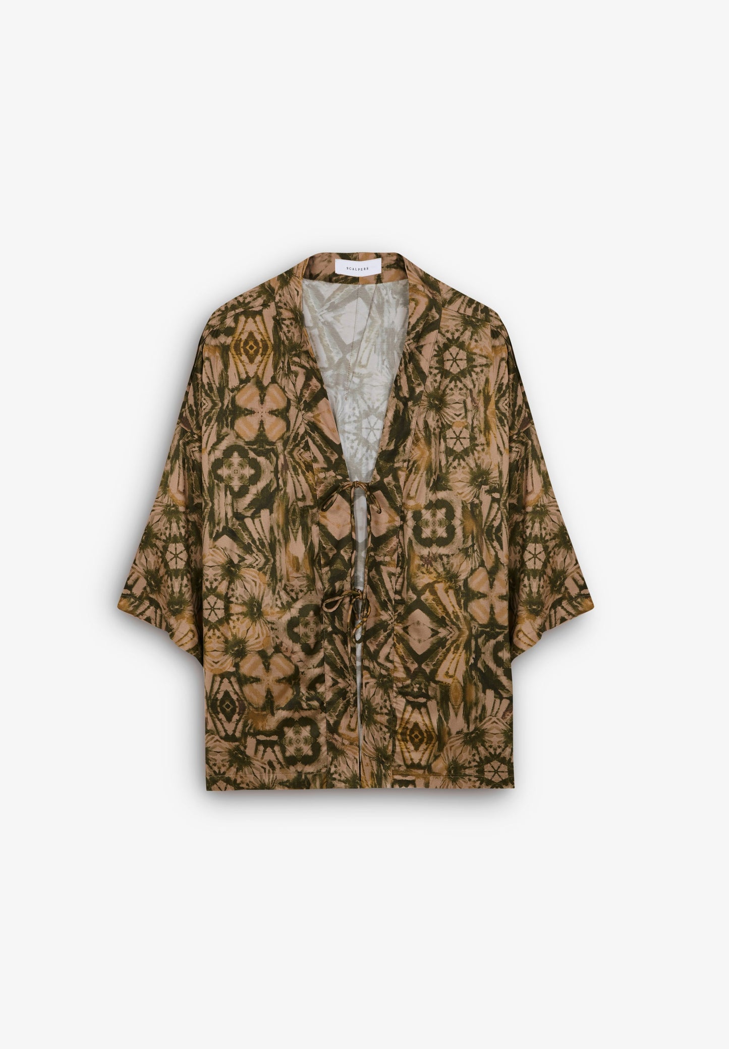 KIMONO BLOUSE WITH BOW