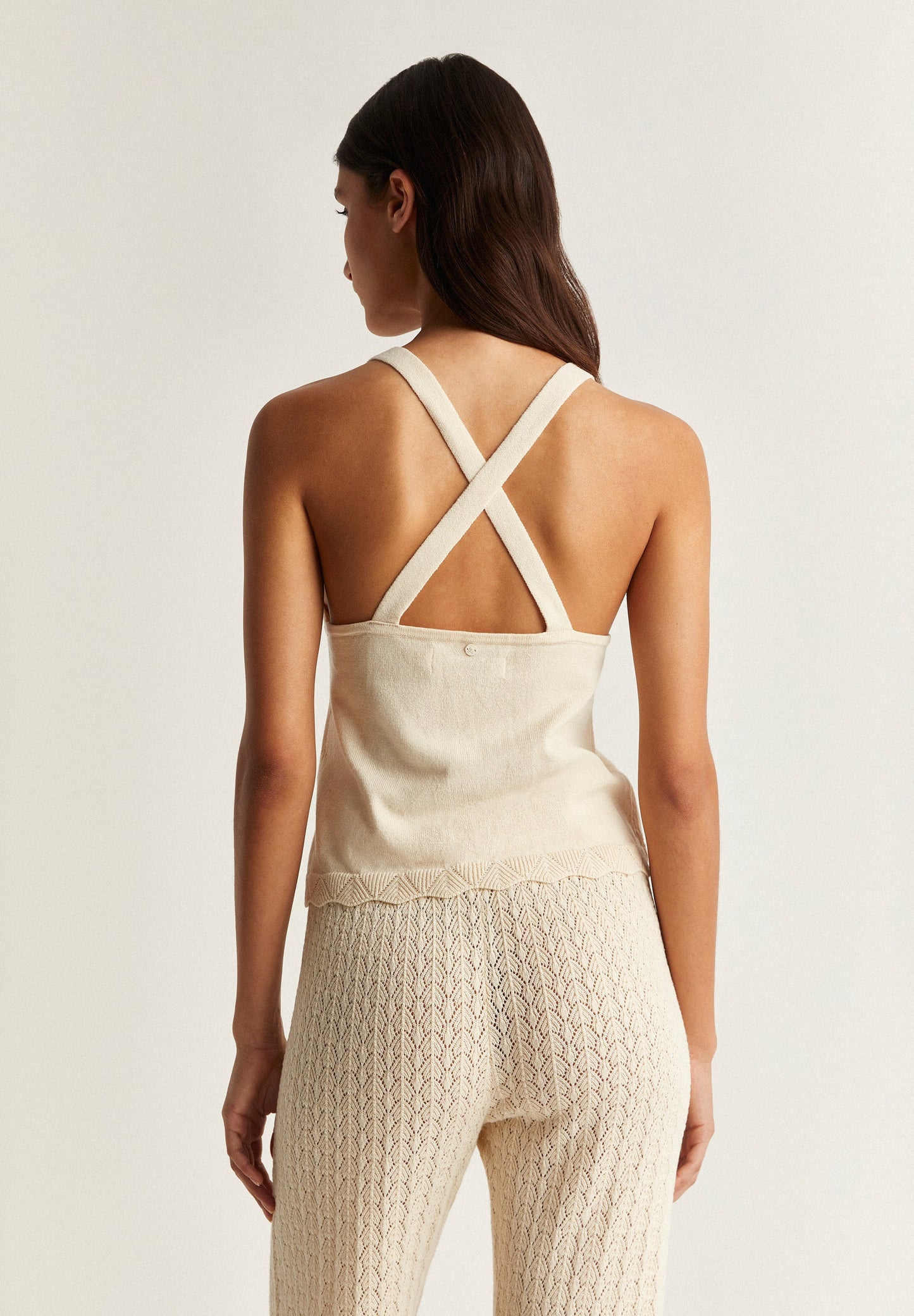 TOP WITH KNIT DETAIL