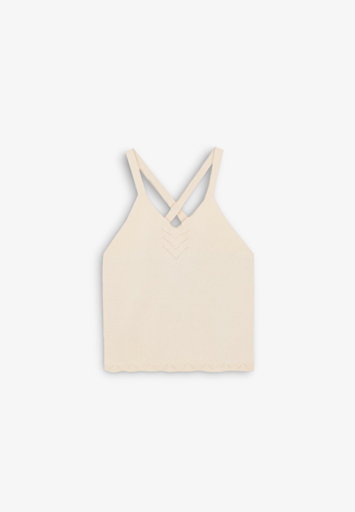 TOP WITH KNIT DETAIL