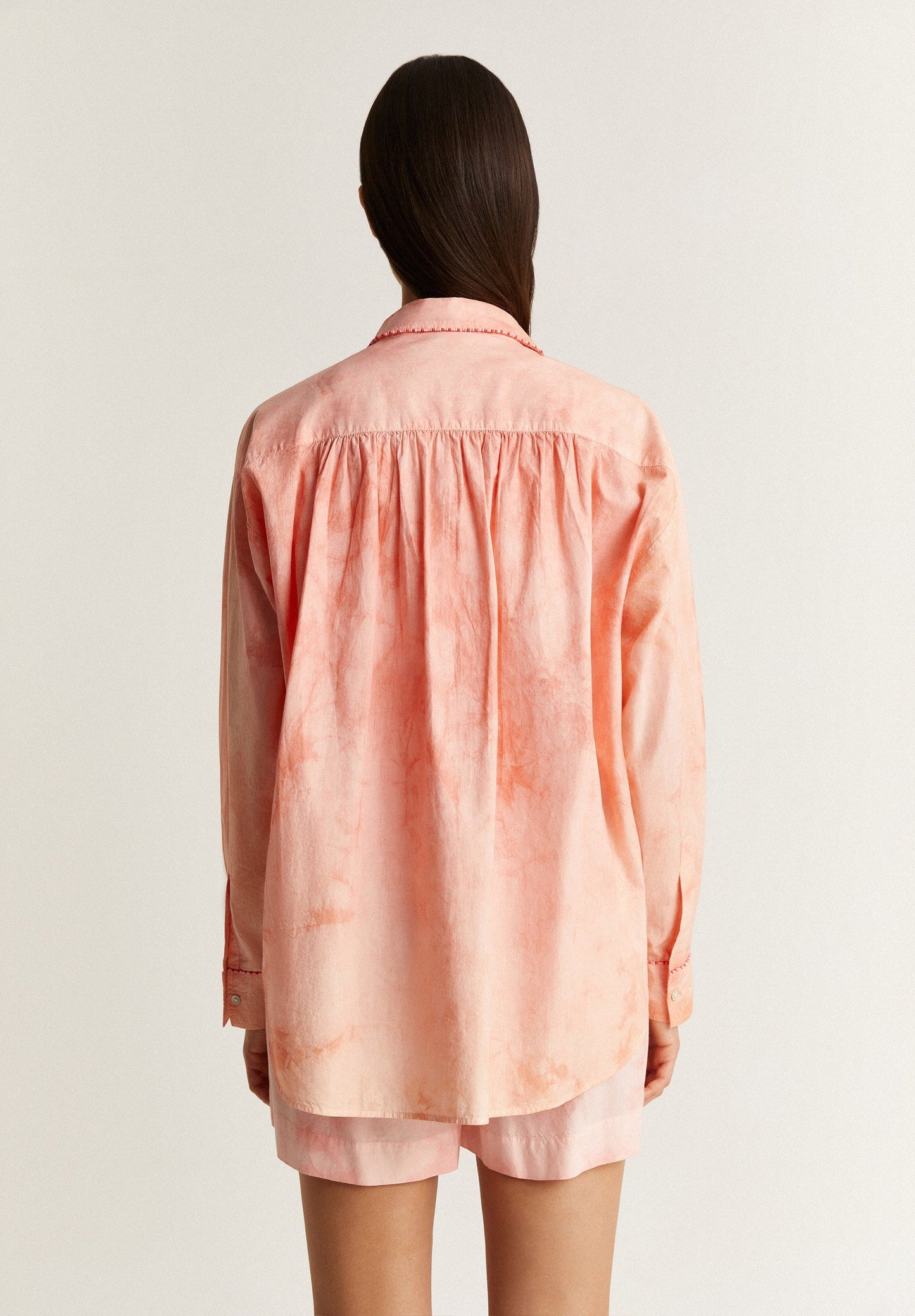 EMBROIDERED TIE-DYE SHIRT