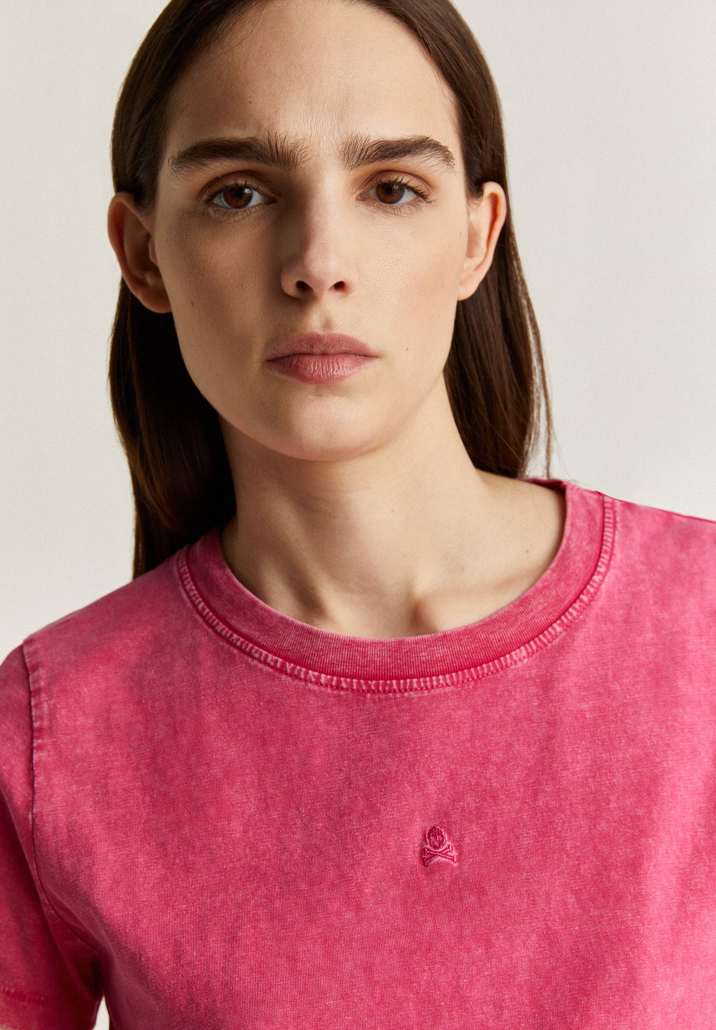 T-SHIRT WITH EMBROIDERED LOGO