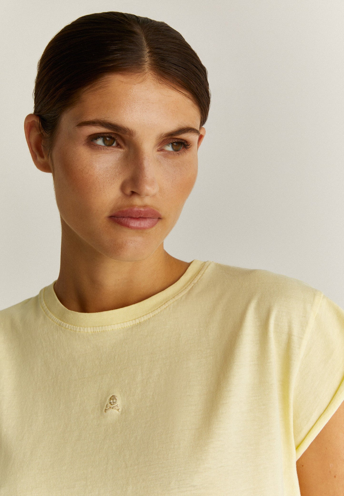 T-SHIRT WITH EMBROIDERED LOGO