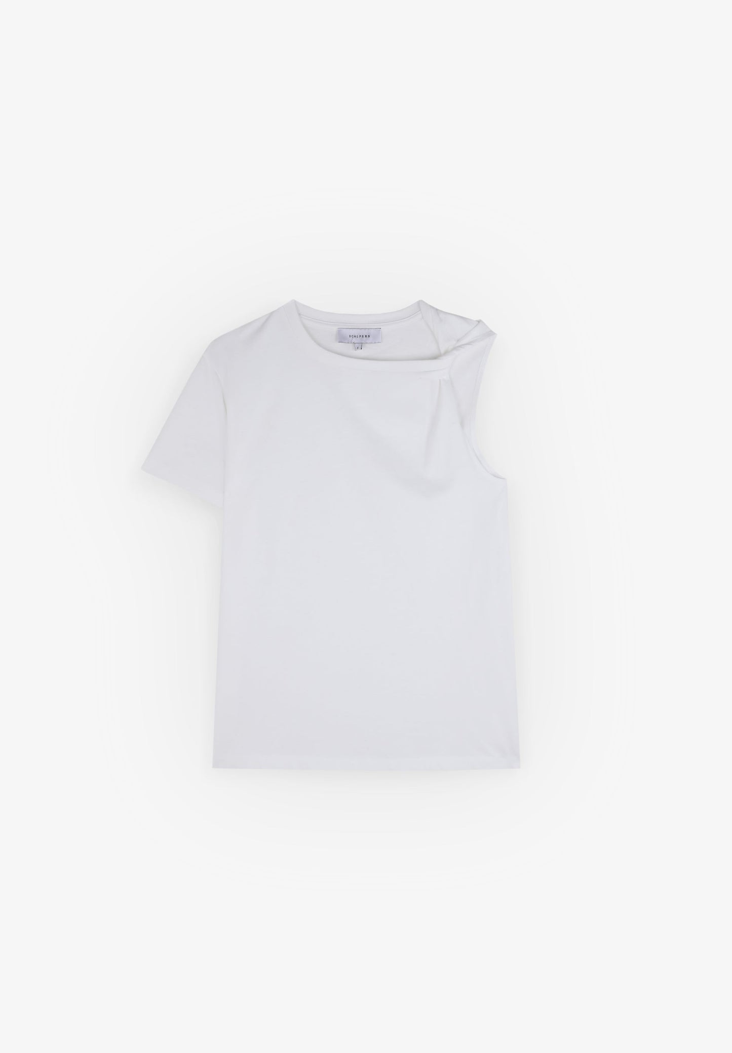 T-SHIRT WITH SHOULDER KNOT DETAIL