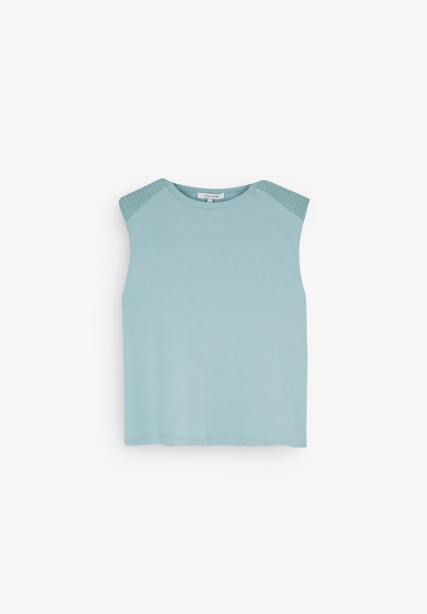 T-SHIRT WITH SHOULDER STRAP DETAIL