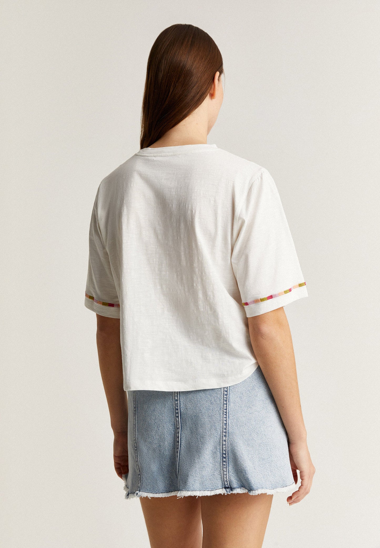 EMBROIDERED ETHNIC T-SHIRT