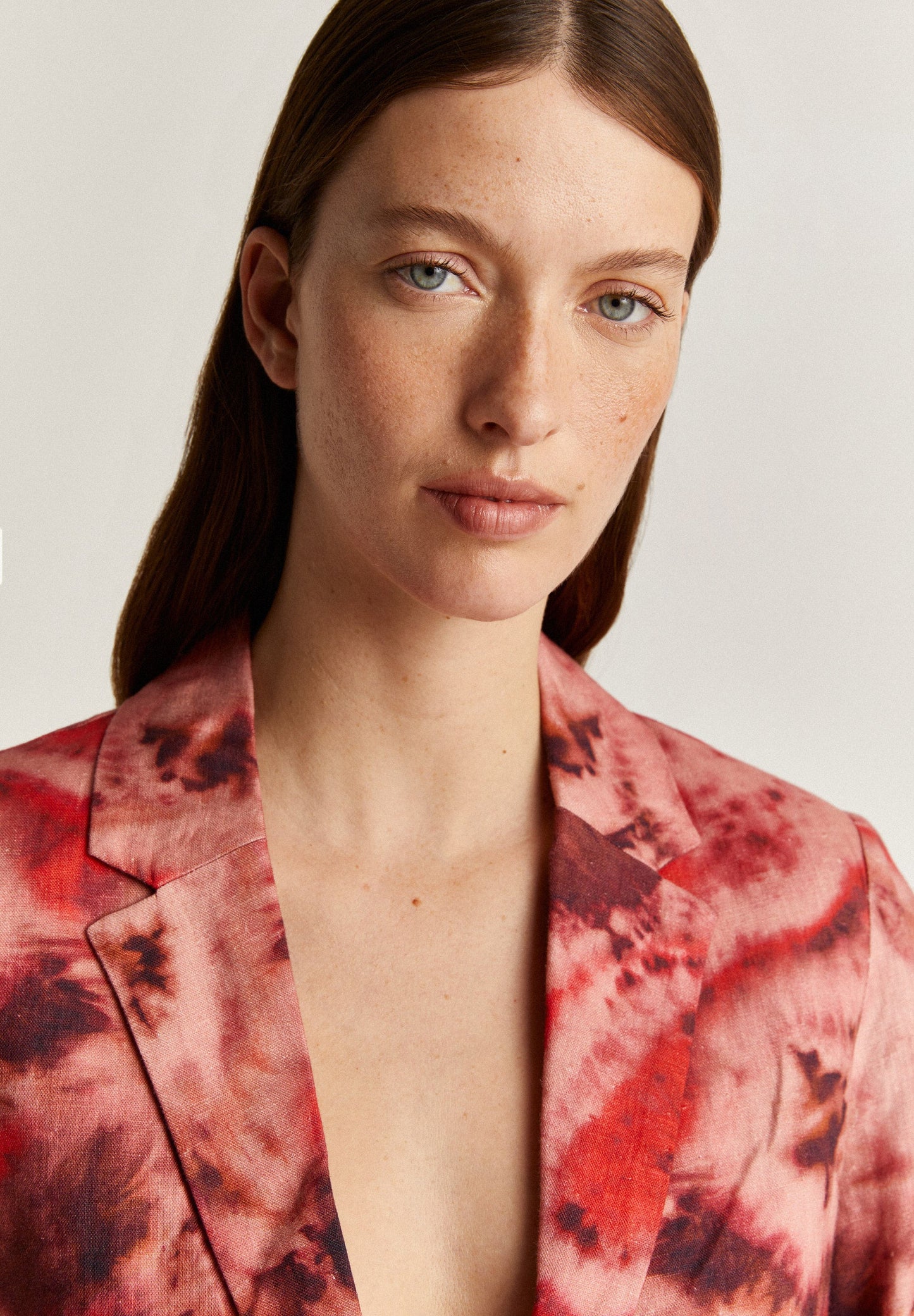 LINEN TIE-DYE BLAZER