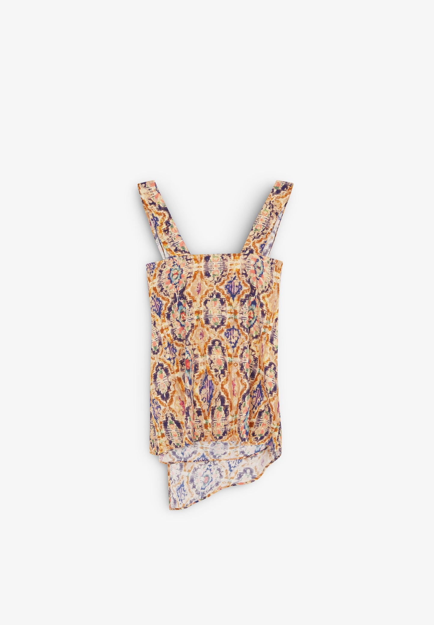 PRINTED WAISTCOAT WITH SIDE KNOT