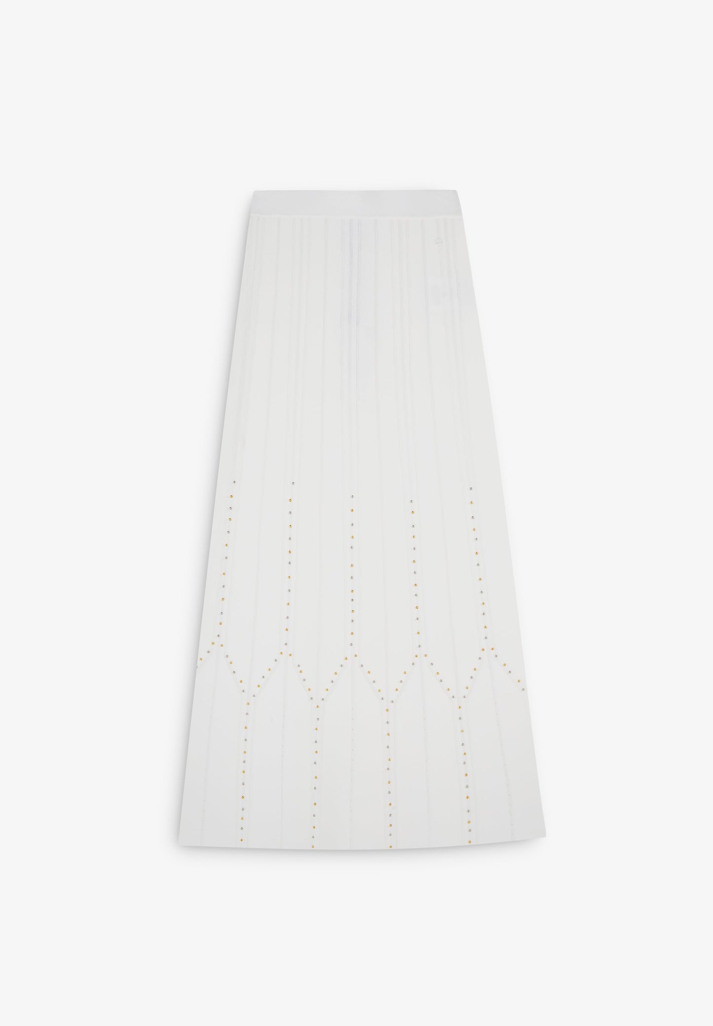 KNIT MIDI SKIRT WITH STUDS