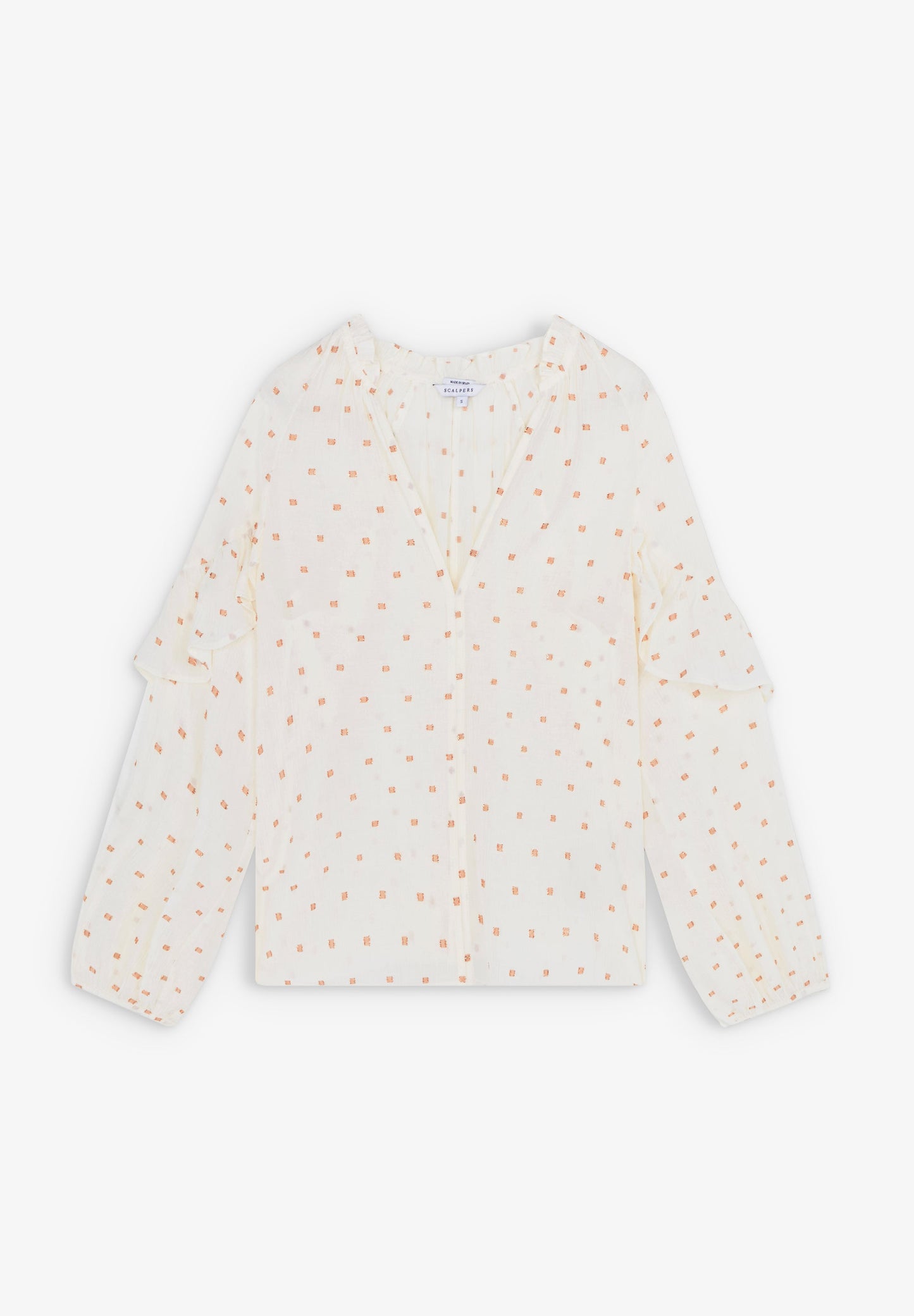 BLOUSE WITH LUREX DETAILS