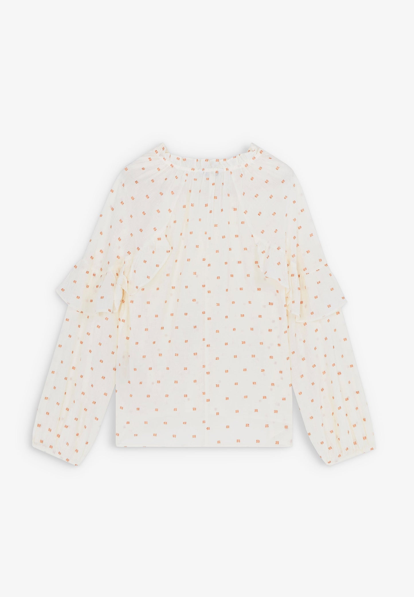 BLOUSE WITH LUREX DETAILS
