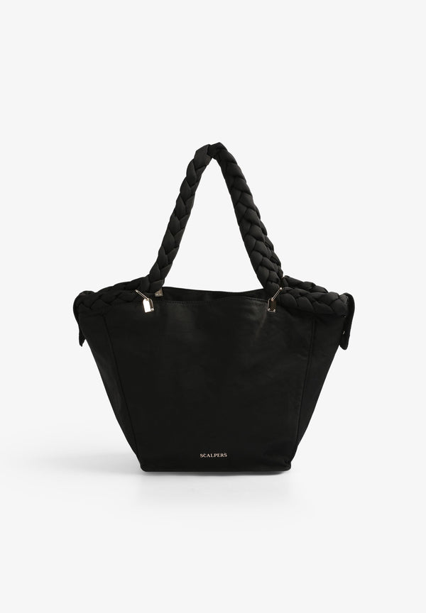 TOTE BAG WITH BRAIDED STRAP