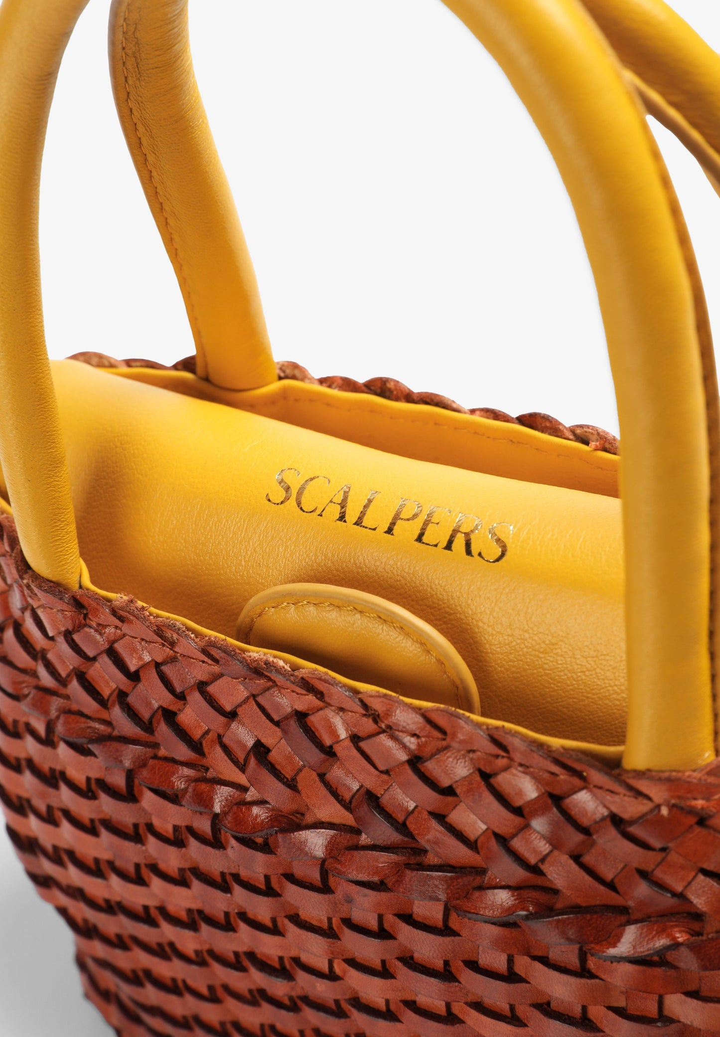 BRAIDED LEATHER MINI BAG