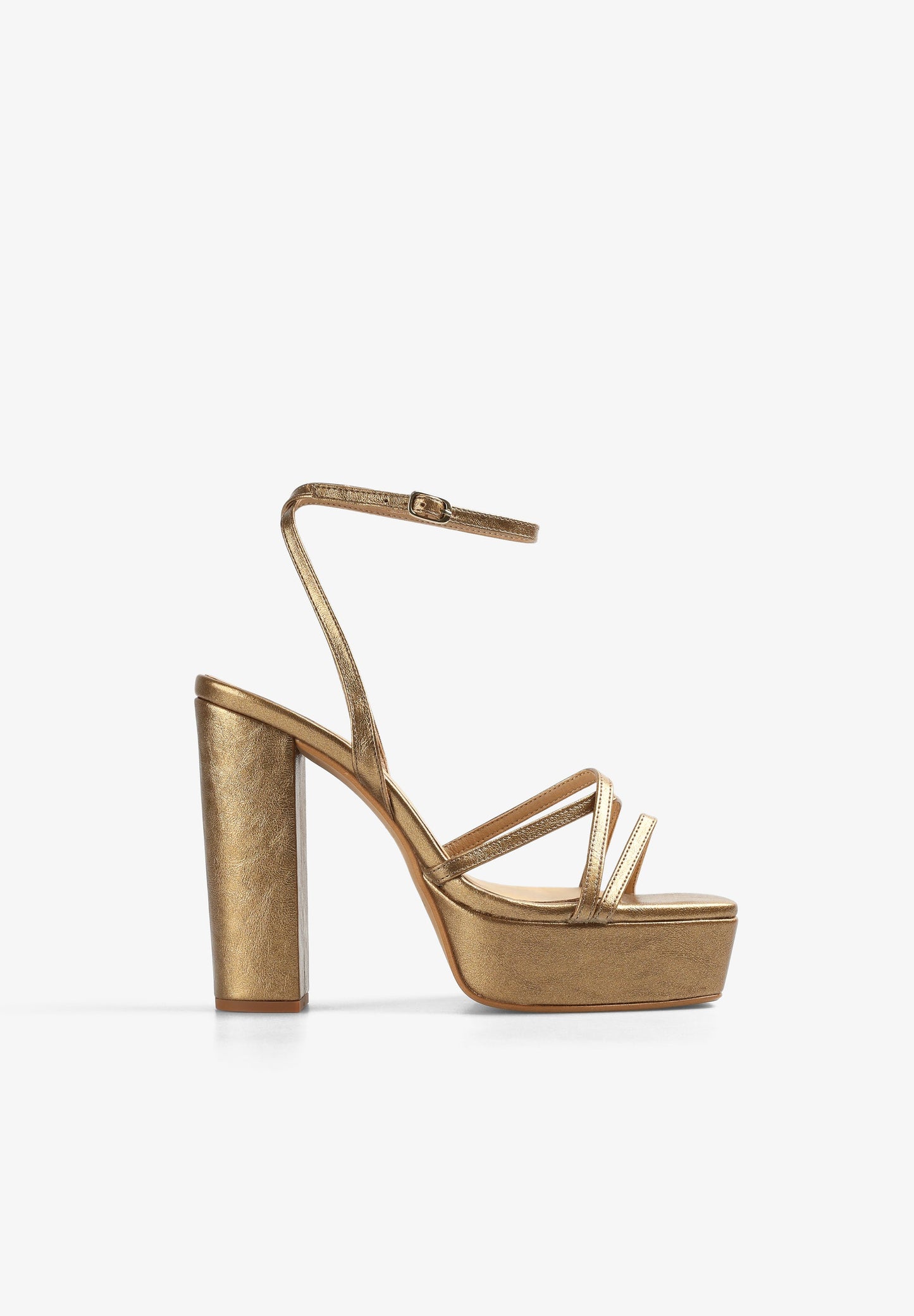 PLATFORM HEELED SANDALS