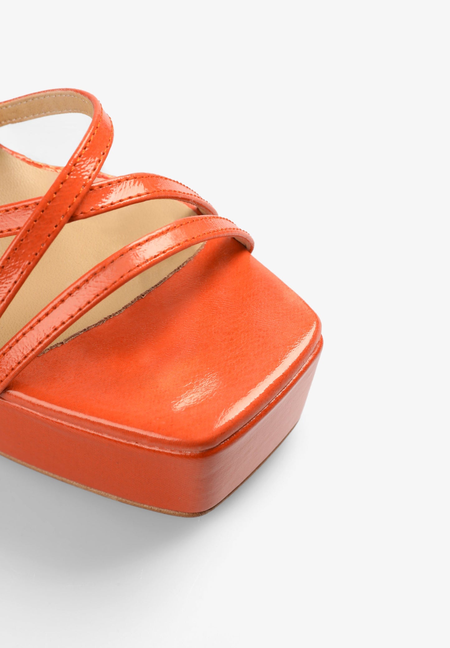 PLATFORM HEELED SANDALS