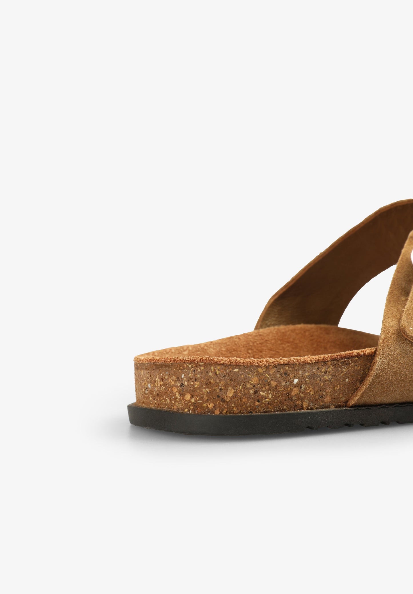 FLAT SUEDE SANDALS WITH STUDS