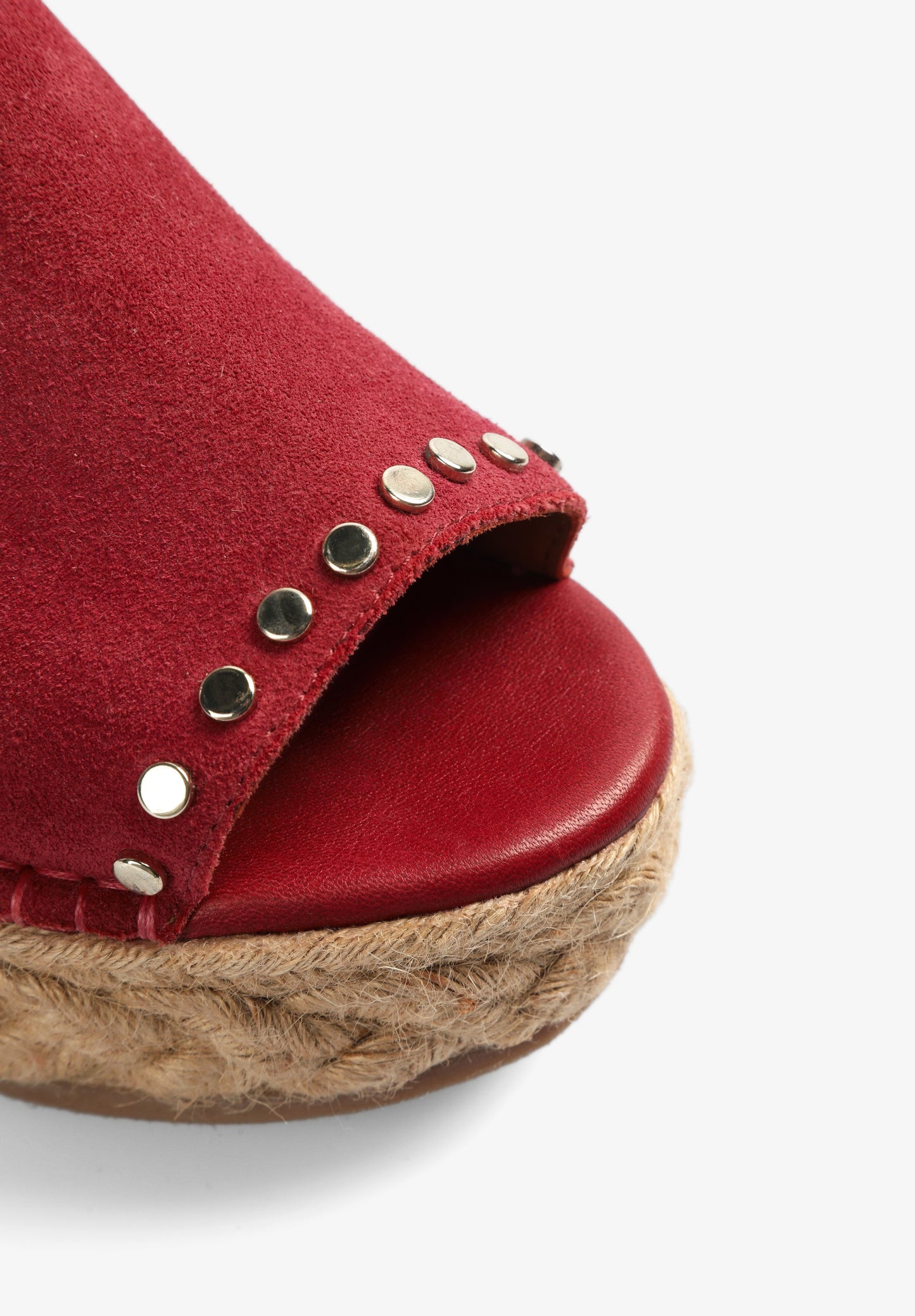 SUEDE ESPADRILLES WITH STUDS