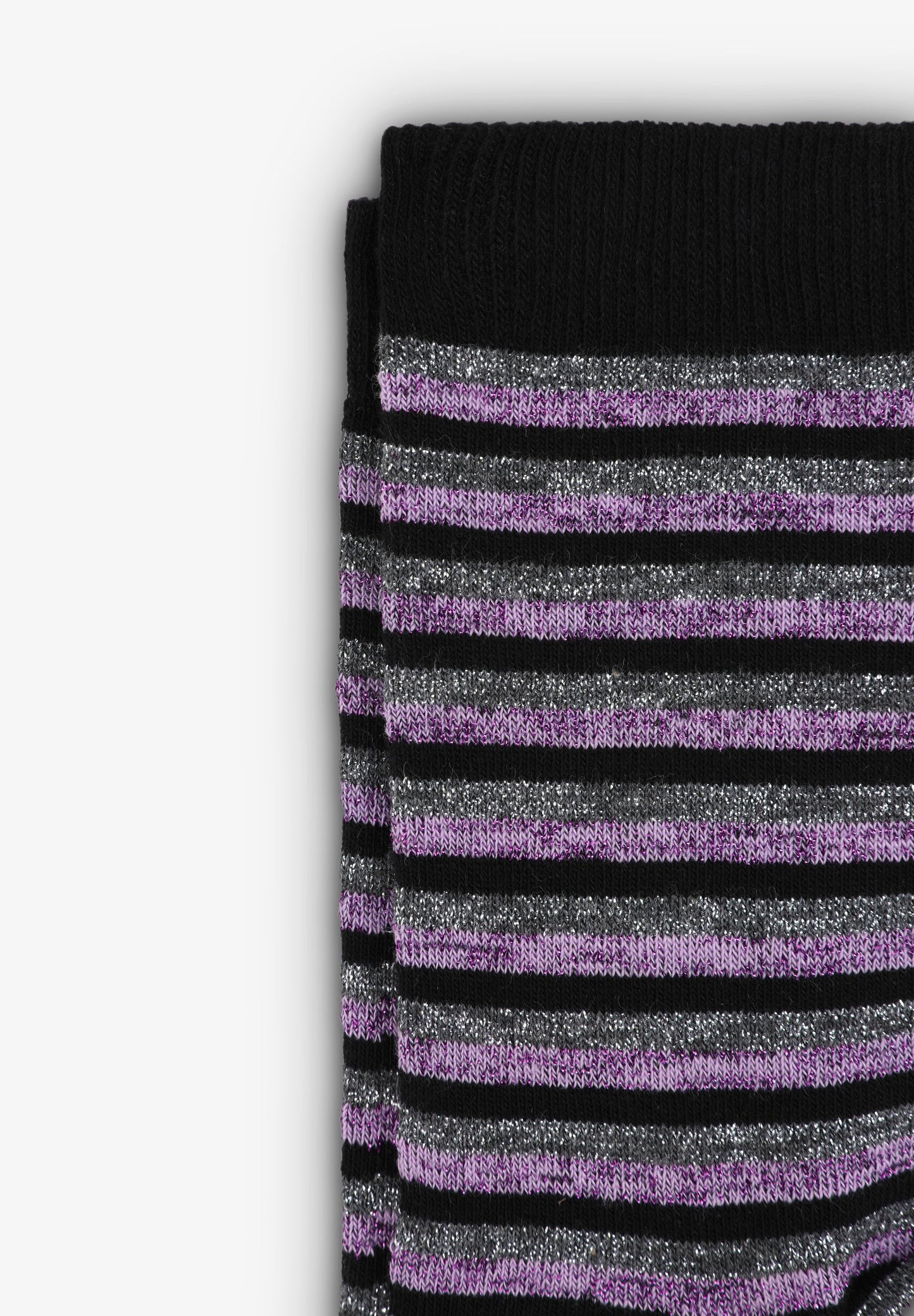 STRIPED LUREX SOCKS