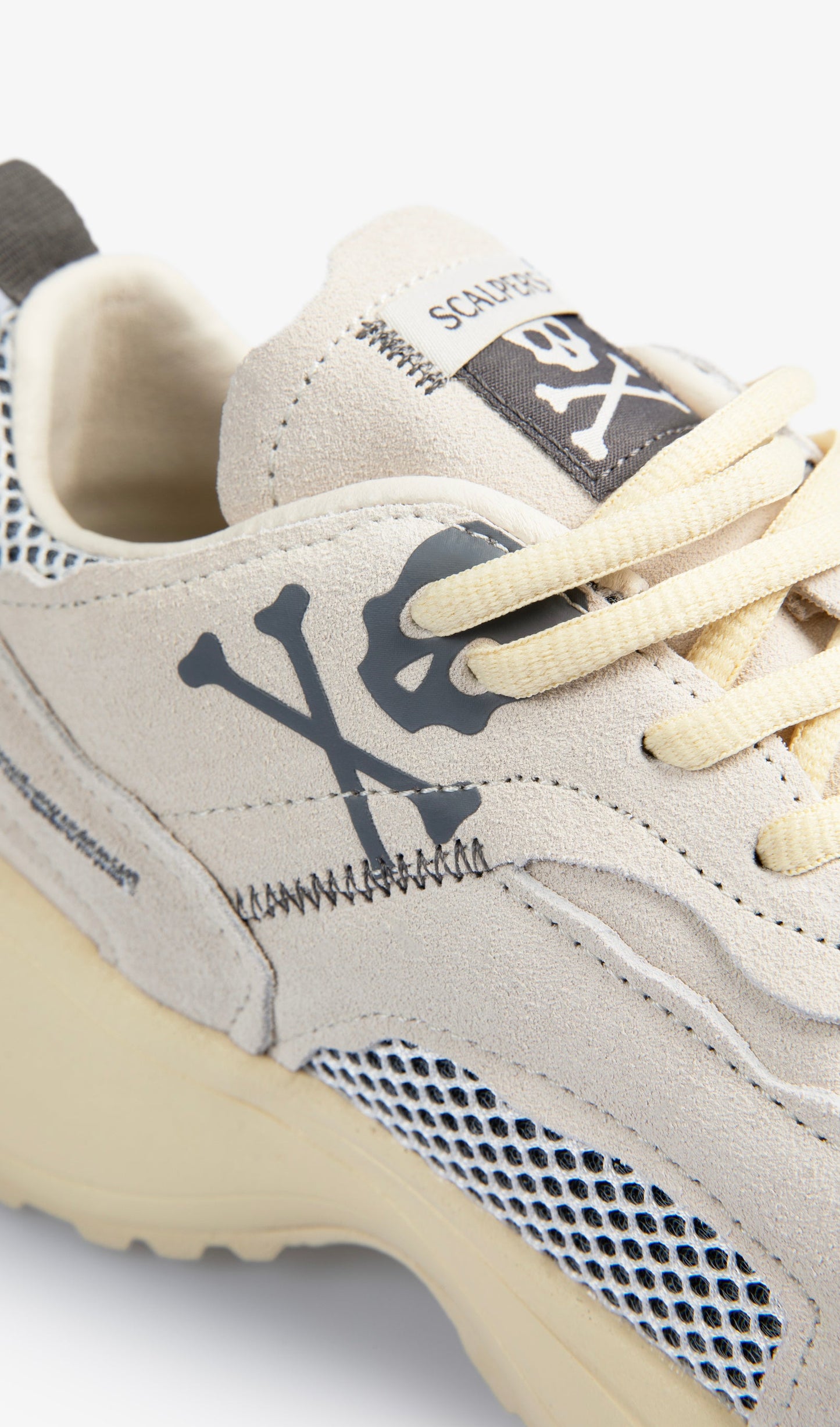 TRACK SOLE SUEDE SNEAKERS