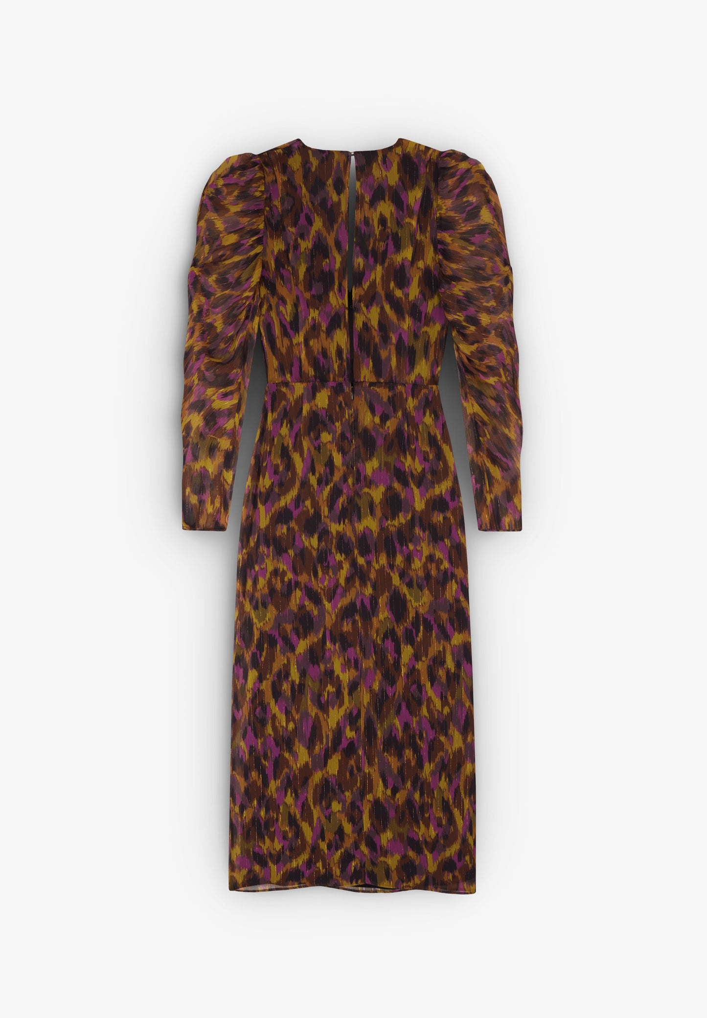 ANIMAL PRINT MIDI DRESS