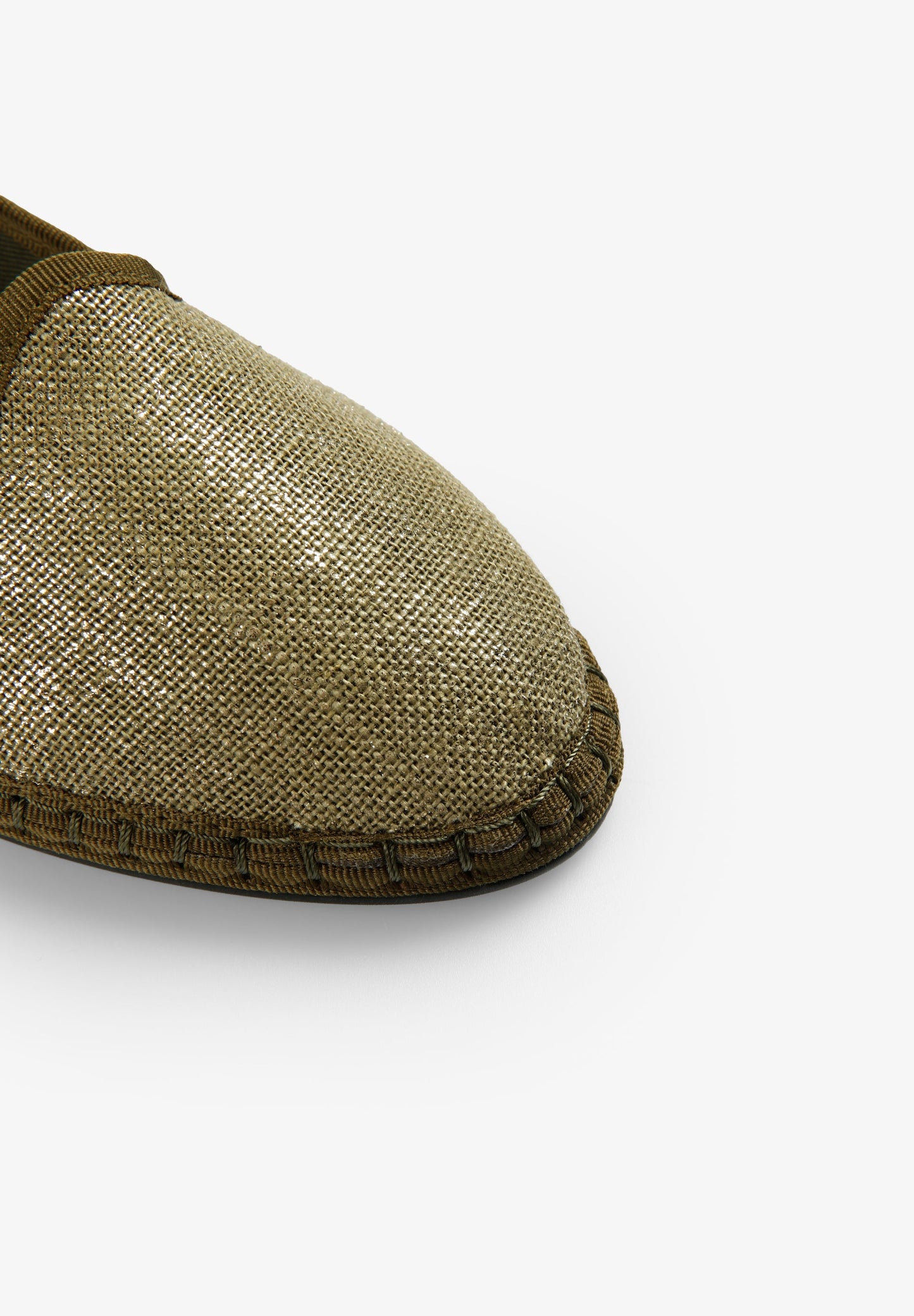 SLIPPERS WITH LUREX DETAIL