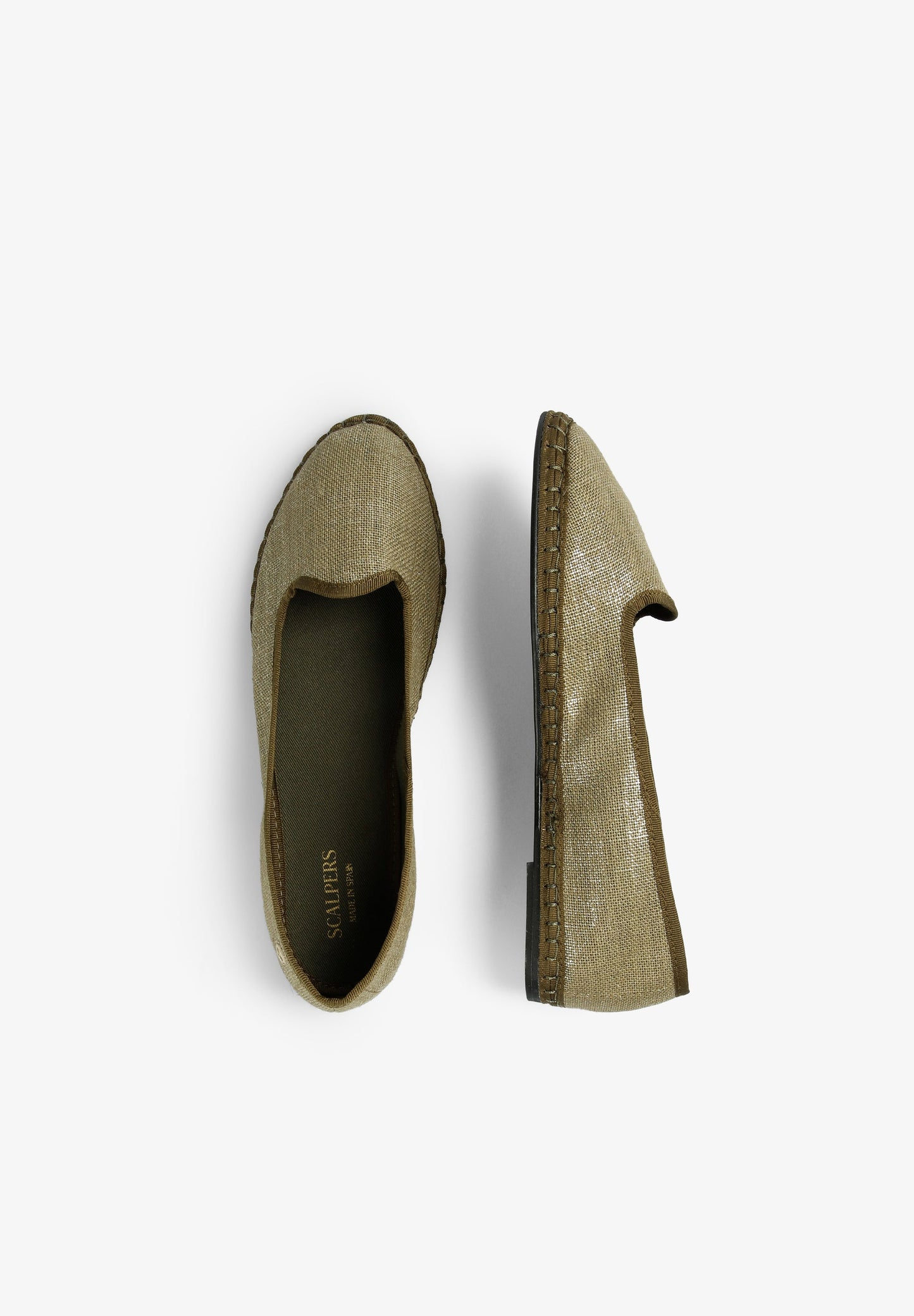 SLIPPERS WITH LUREX DETAIL