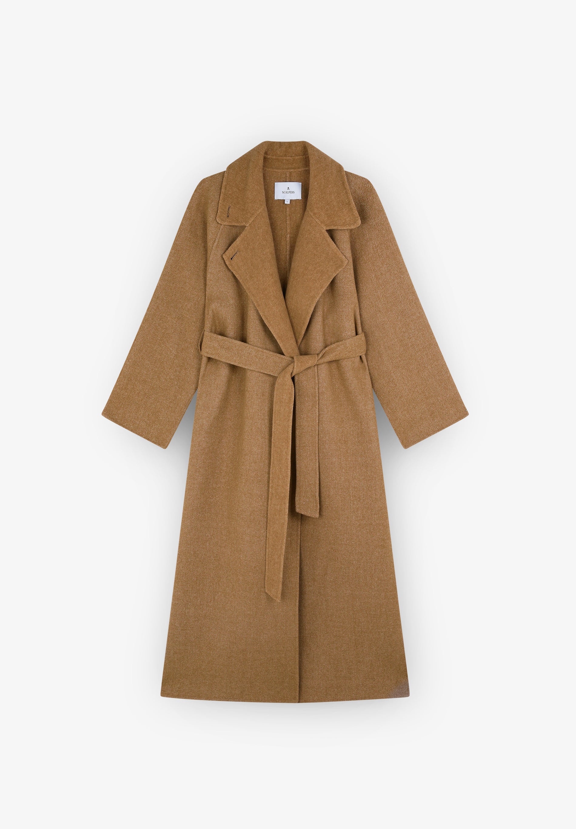 WOOL COAT WITH BELT